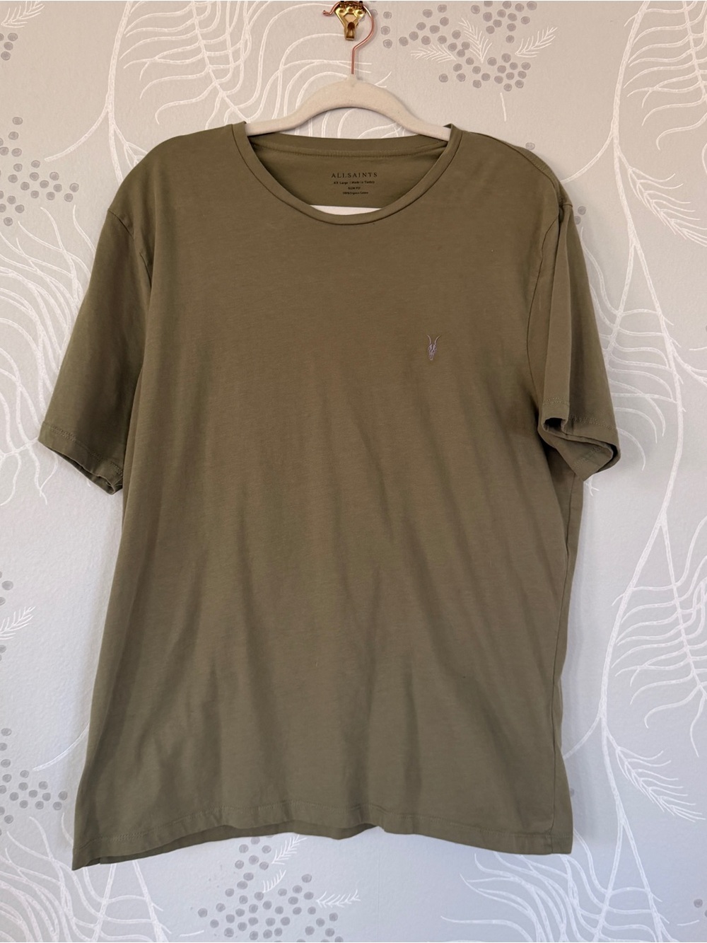 All Saints Olive Tshirt Men’s XL